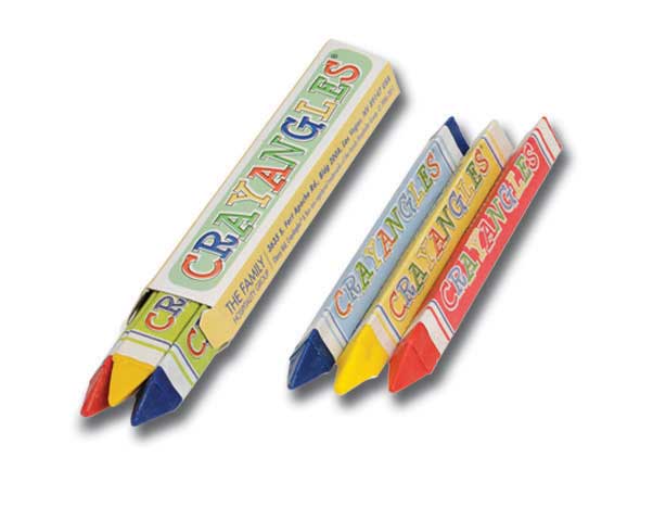 Lapaco Crayangel Triangular Crayon, 3 Count -- 500 Per Case