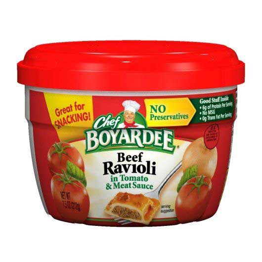 Chef Boyardee Microwave Beef Ravioli In Tomato And Meat Sauce, 7.5 Ounce -- 12 Per Case