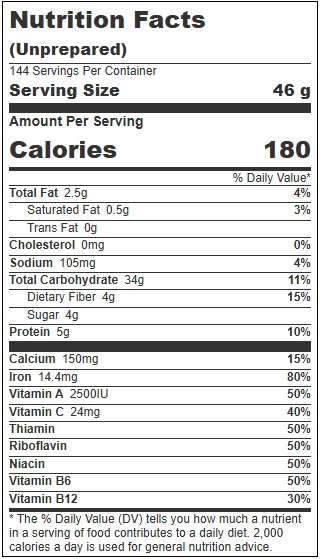 Maypo Instant Vermont Style Maple Oatmeal, 19 Ounce -- 12 Per Case