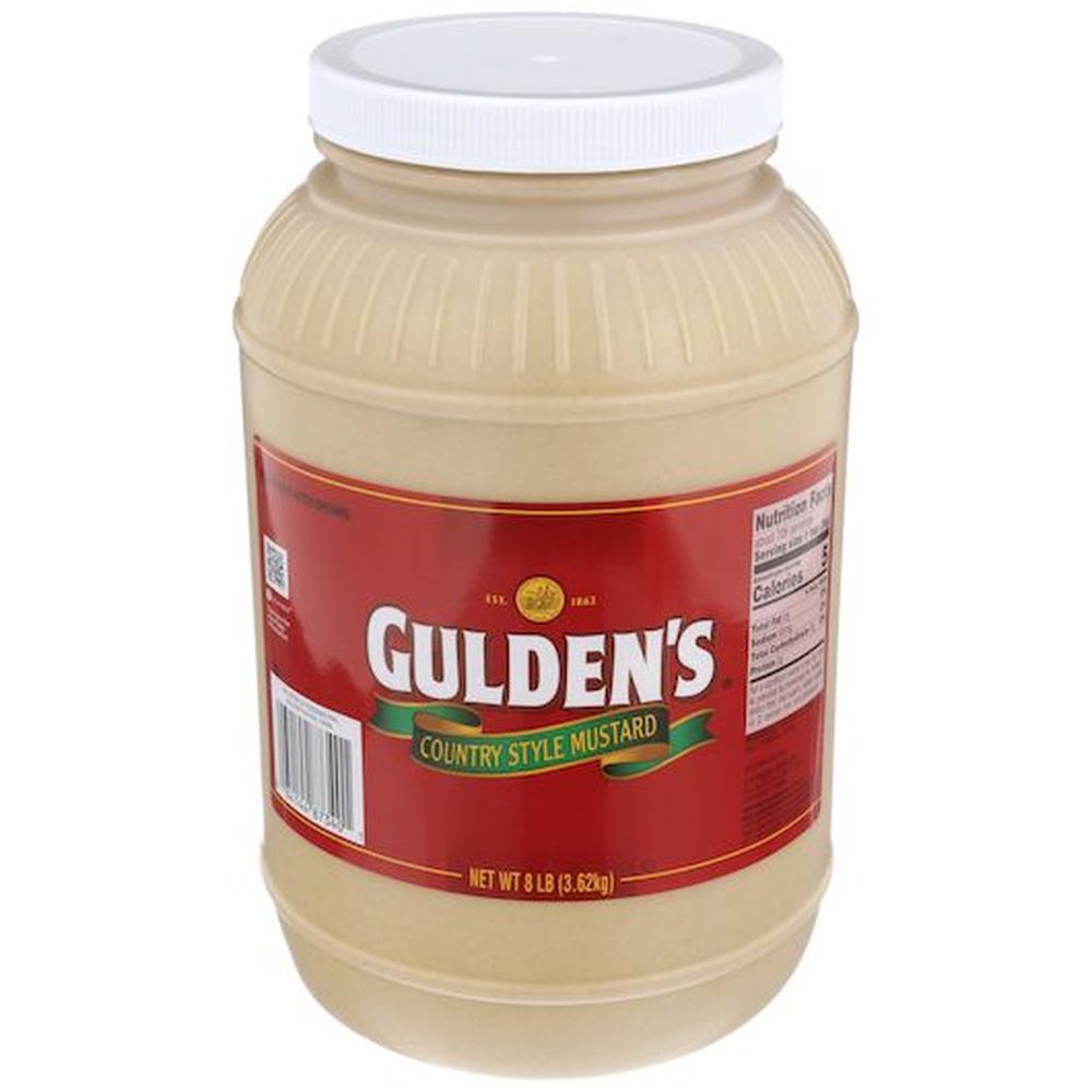 Gulden's Country Style Mustard, 1 Gallon -- 4 Per Case