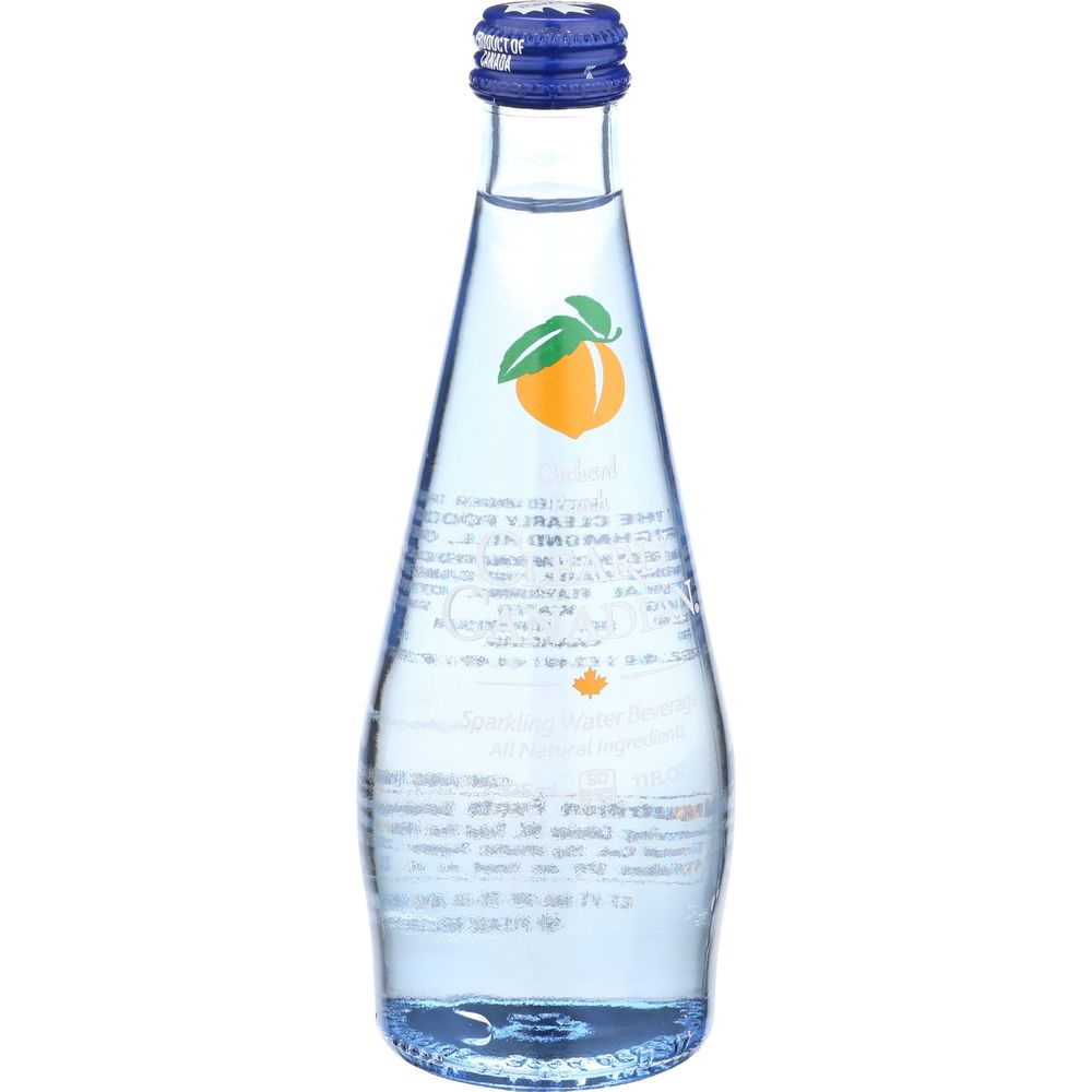 Clearly Canadian Orchard Peach Sparkling Water, 11 Fluid Ounce -- 12 Per Case