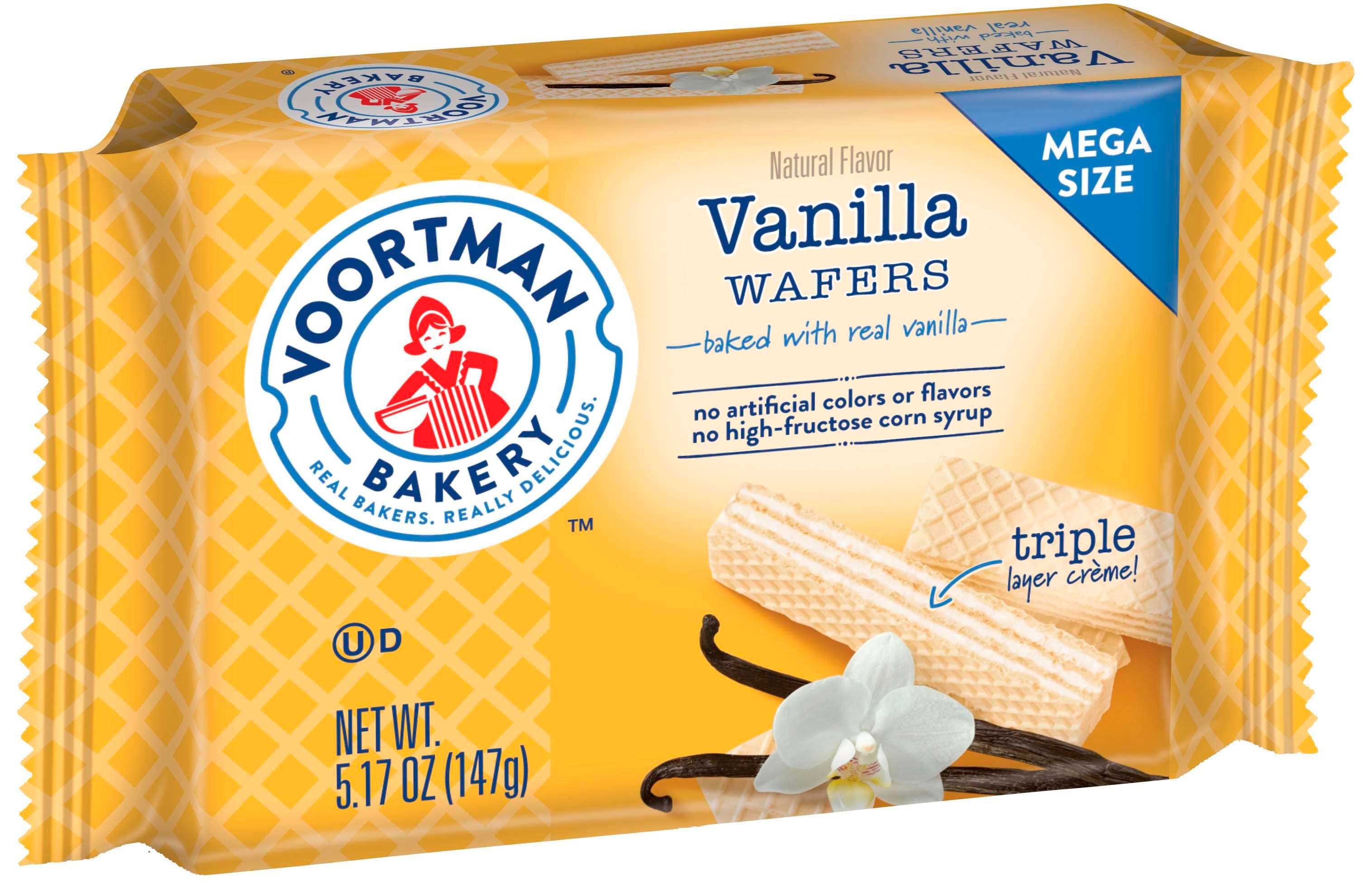 Voortman Bakery Vanilla Layered Wafer, 5.17 Ounce -- 54 Per Case