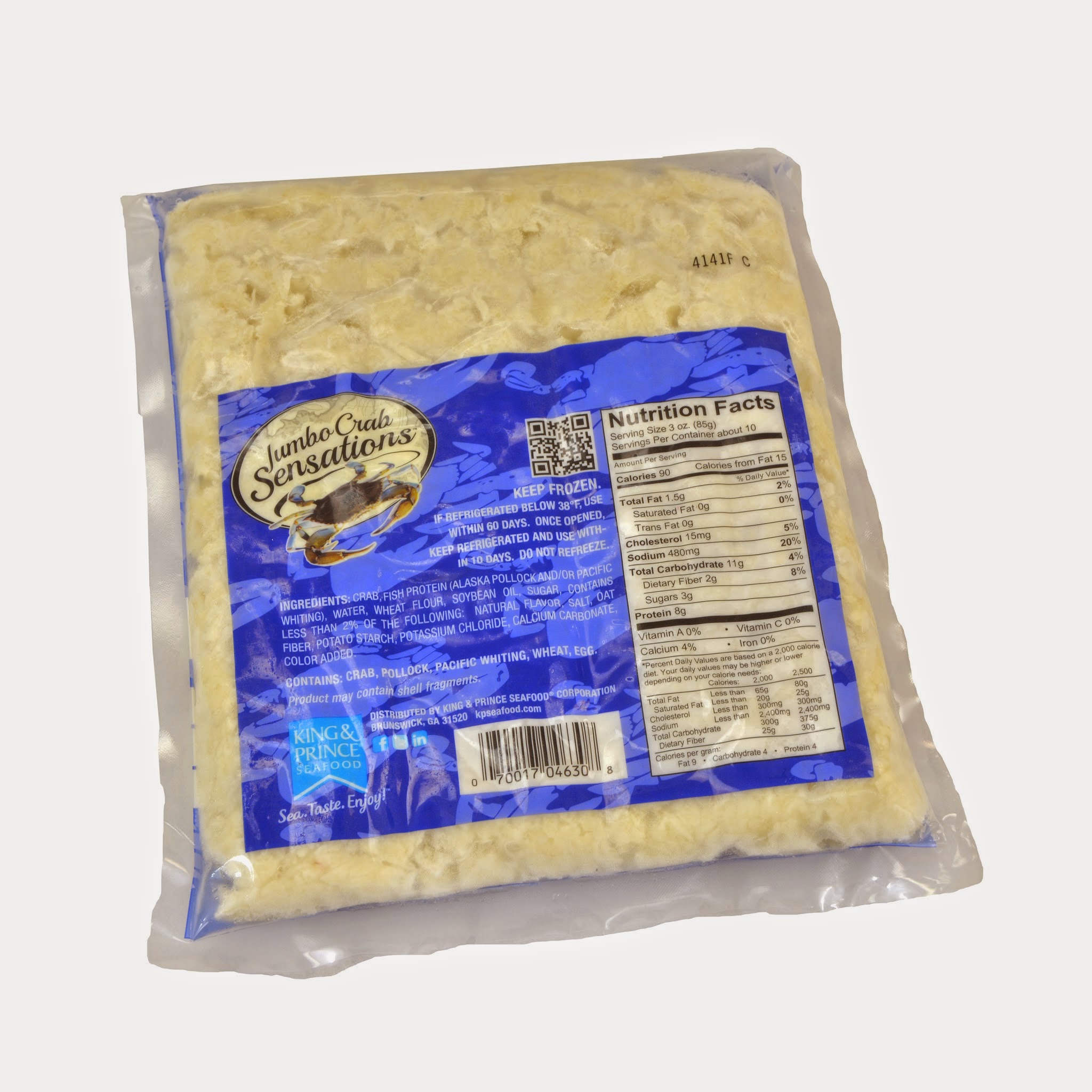King & Prince Jumbo Crab Sensations, 2 Pound -- 6 Per Case