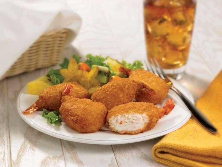 Mrs. Friday's Panko Breaded Cheese Stuffed Shrimp, 3 Pound -- 4 Per Case