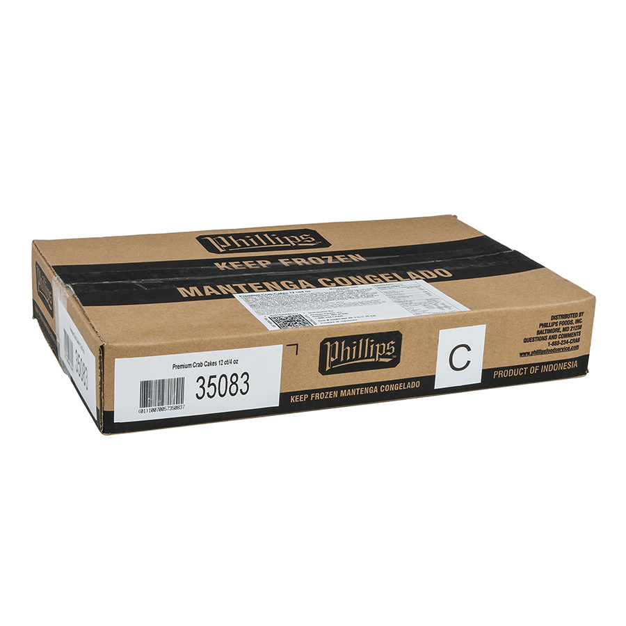 Phillips Jumbo Lump Premium Crab Cakes Case | FoodServiceDirect