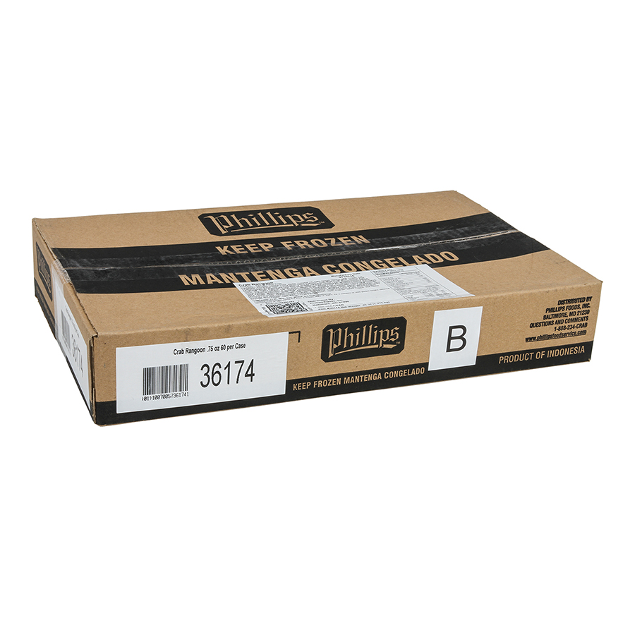 Phillips Seafood Crab Rangoon, 0.75 ounce -- 60 per case