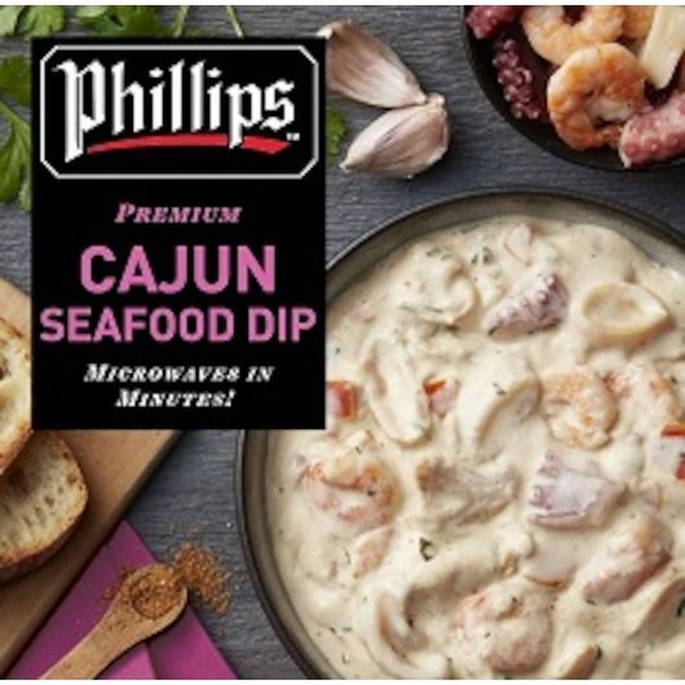 Phillips Cajun Seafood Dip, 8.25 Ounce 12 per case