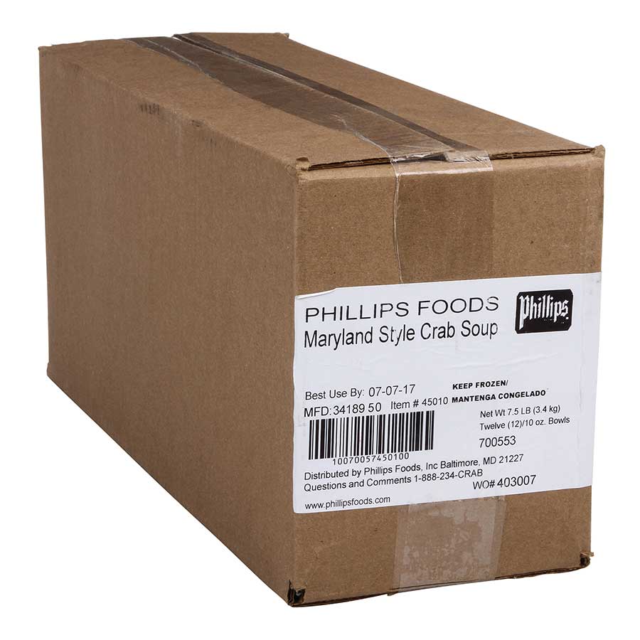 Phillips Foods Maryland Style Crab Soup, 10 Ounce -- 12 per case.