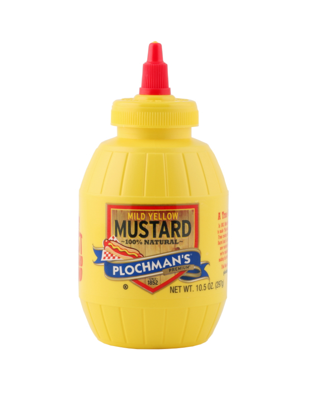 Plochman's Mild Yellow Mustard, 10.5 Ounce -- 24 Per Case