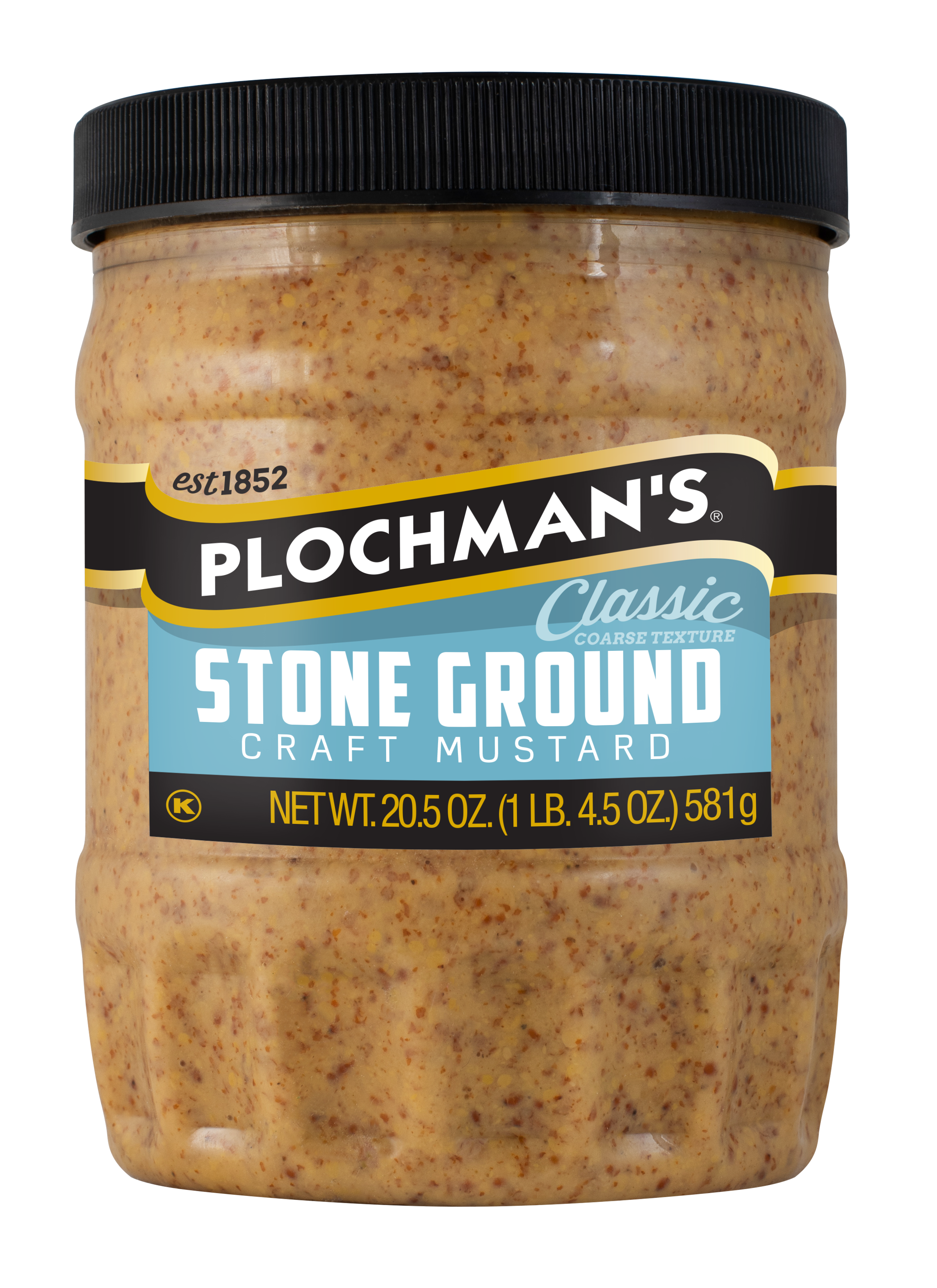 Plochman's Stone Ground Mustard, 20.5 Ounce -- 12 Per Case
