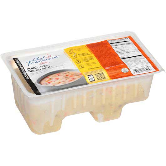 Chef Fransico Milk Based  Potato Soup Concentrate with Bacon, 4 Pound Tub -- 4 per case