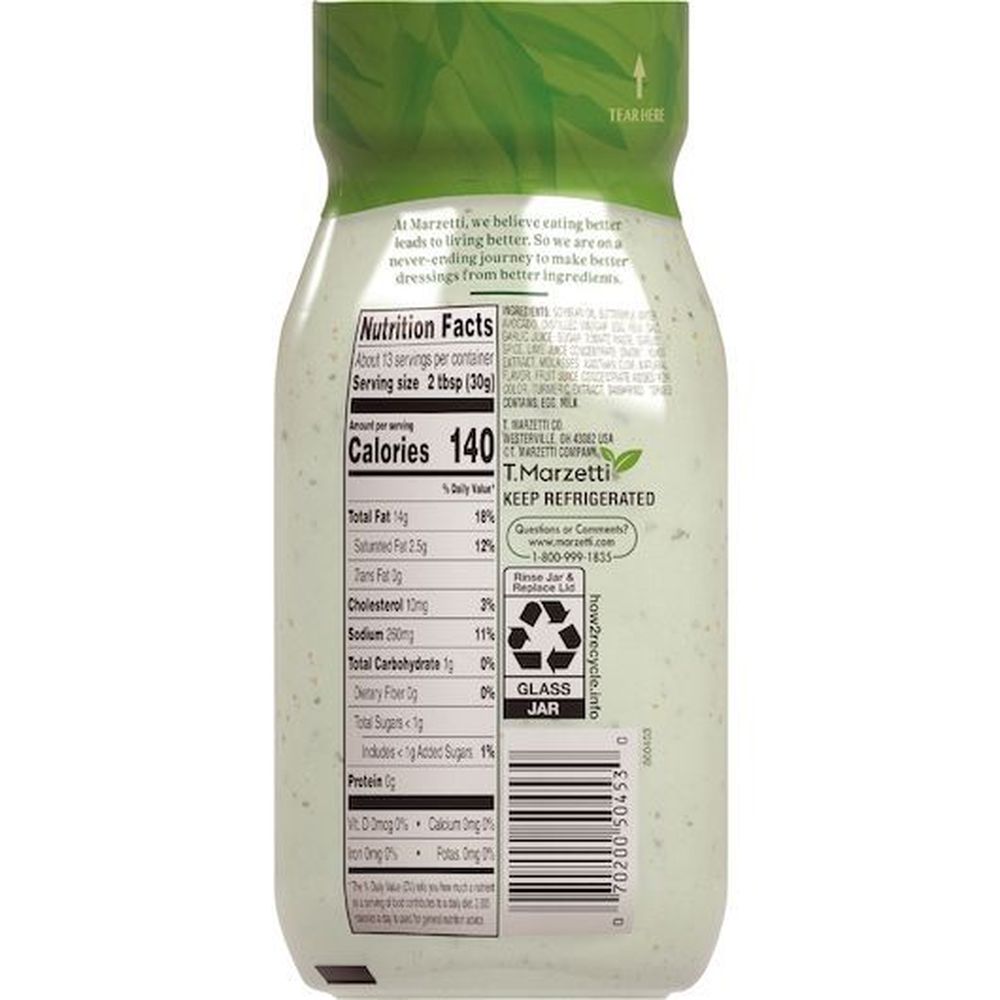 Marzetti Classic Avocado Ranch Dressing Case | FoodServiceDirect