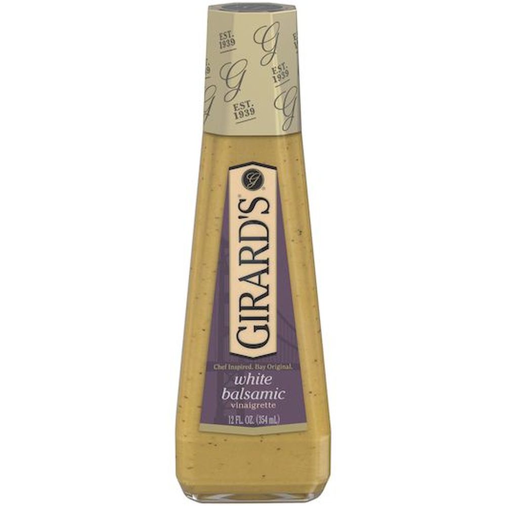 Girard's White Balsamic Vinaigrette Dressing, 12 Fluid Ounce Bottle -- 6 Per Case