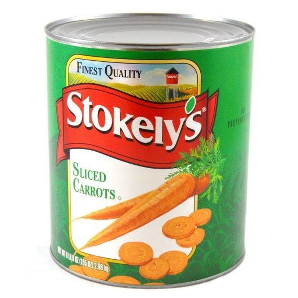 Stokely Sliced Carrots, 105 Ounce -- 6 per case