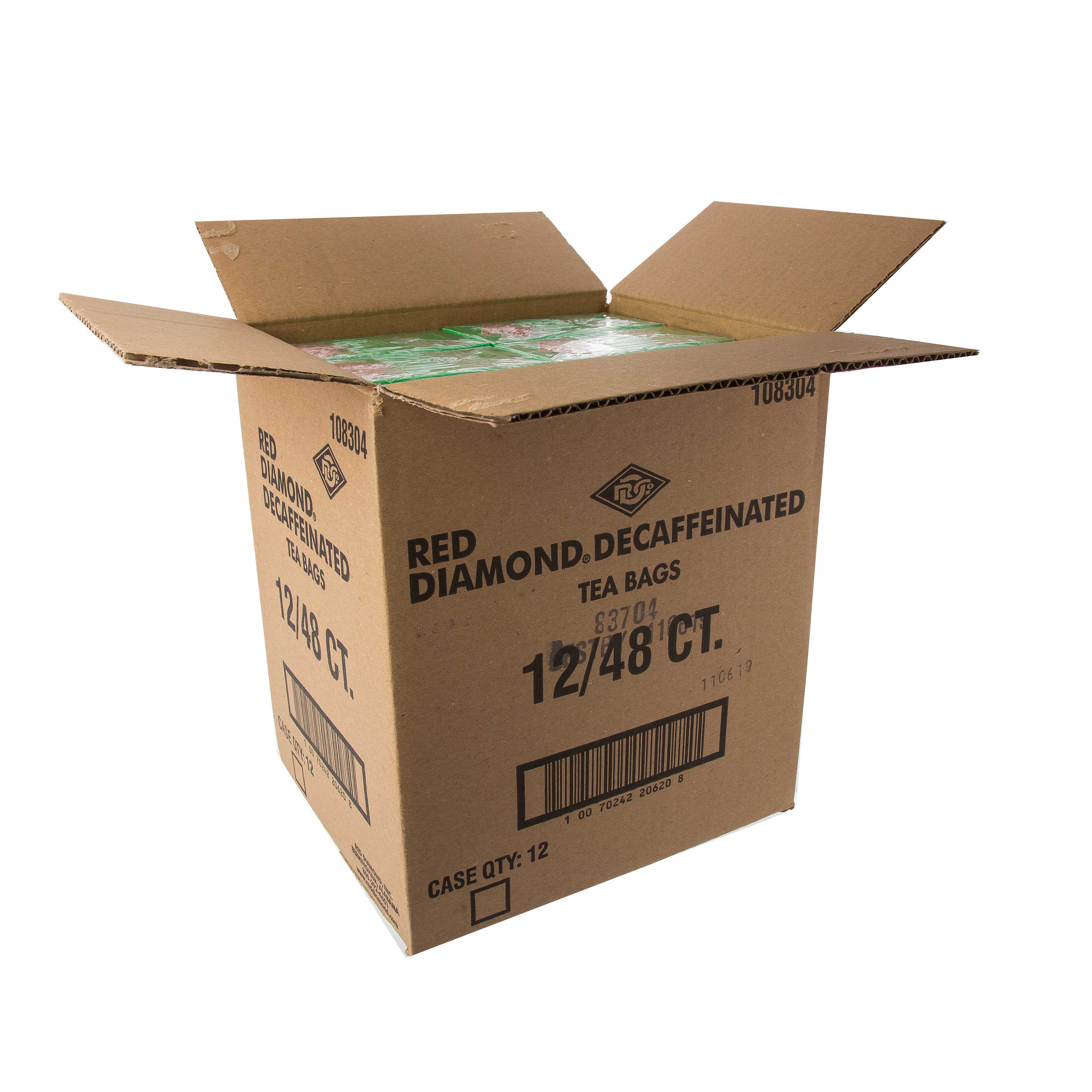 Red Diamond Decaffeinated Tea, 48 Tea Bags Count -- 12 Per Case