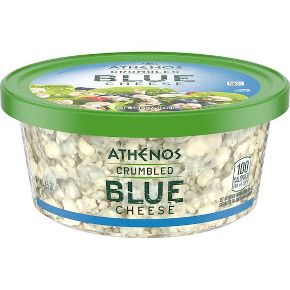 Athenos Crumbled Blue Cheese, 127 Gram -- 12 Per Case