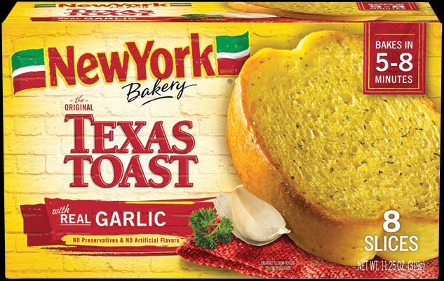 New York Bakery Garlic Texas Toast, 11.25 Ounce -- 12 Per Case