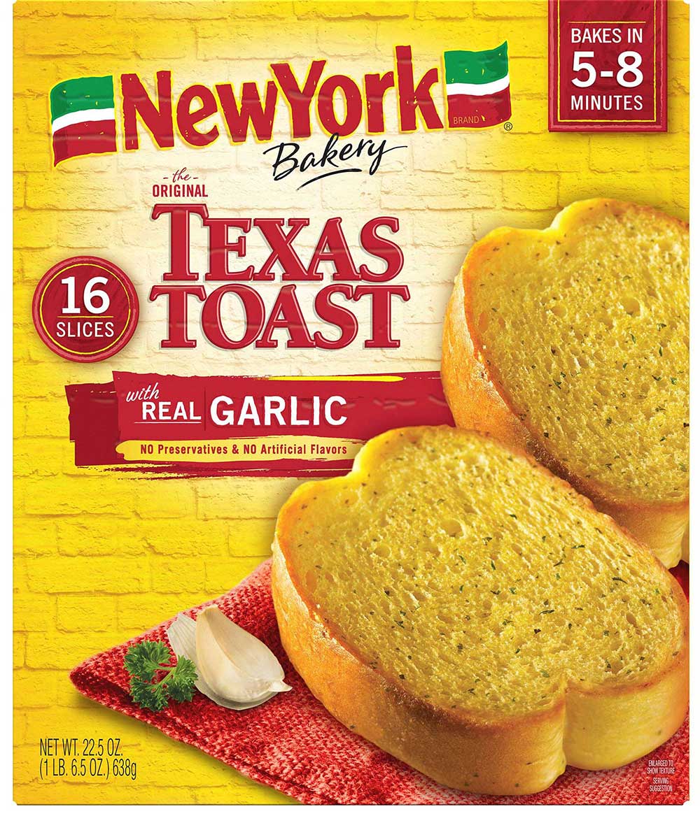 New York Bakery Texas Toast Bread, Club Pack, 22.5 Ounce -- 6 Per Case
