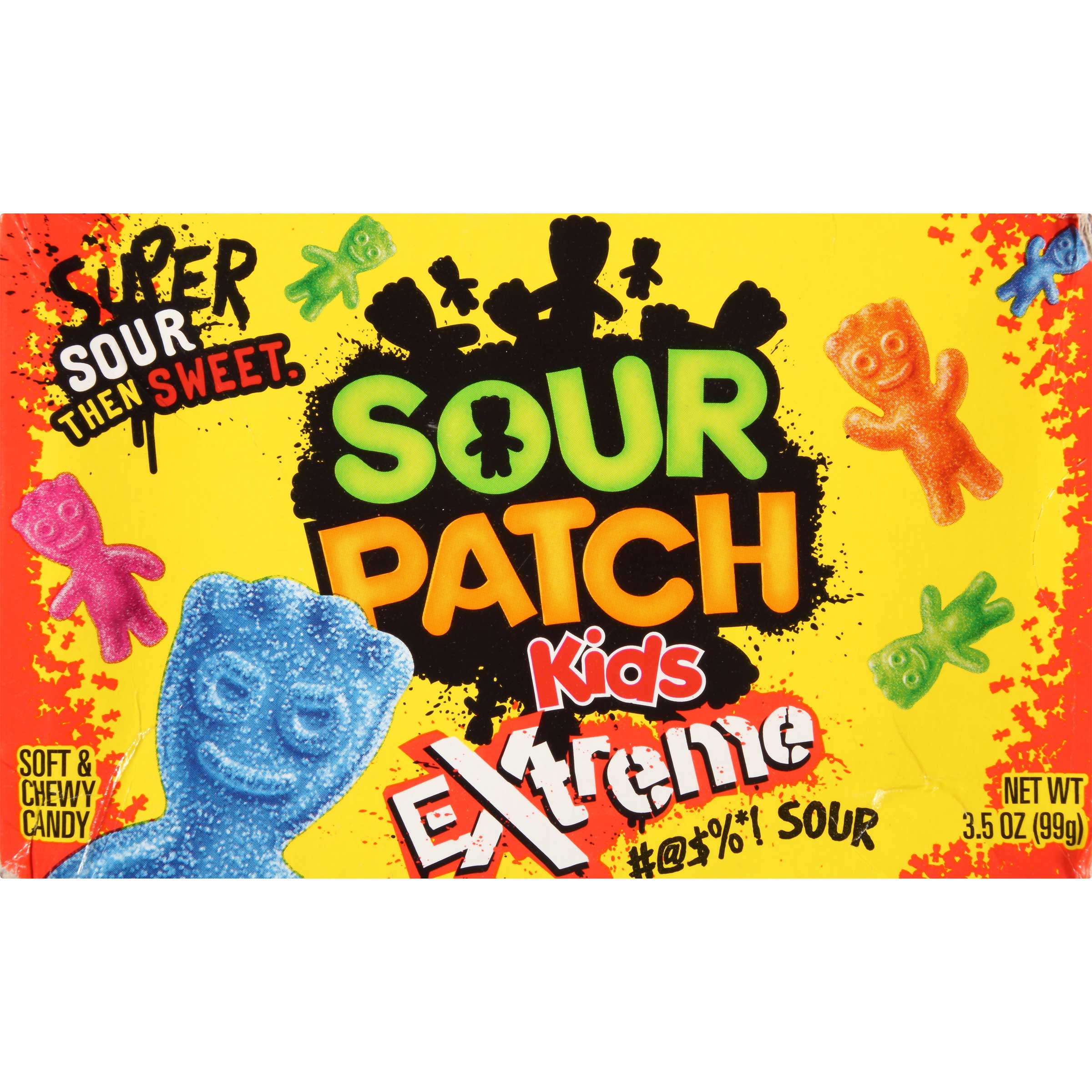 candy.s2 Sour Patch Kids Extreme Soft and Chewy Candy, 3.5 Ounce