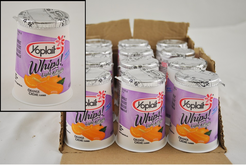 Yoplait Whips Yogurt, Orange Creme, 4 Ounce -- 12 per case.