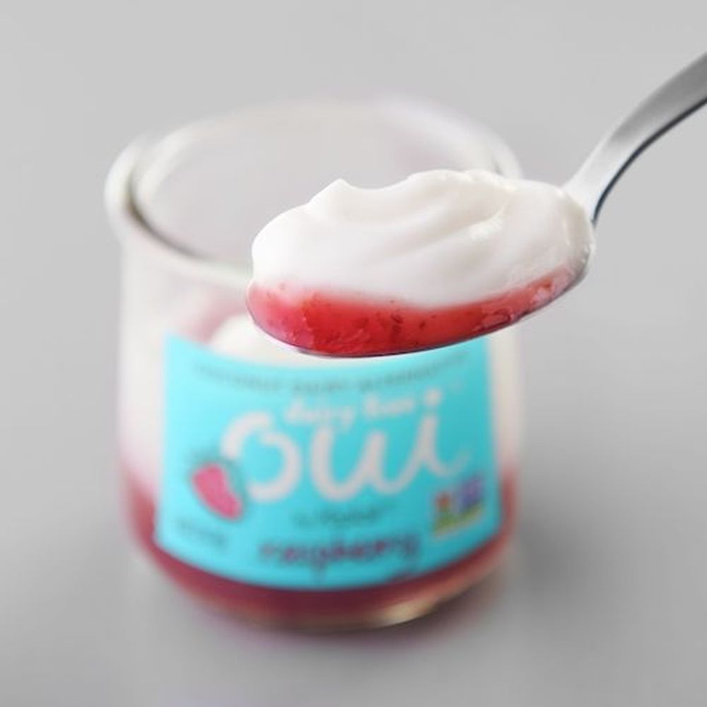 Oui By Yoplait Dairy Free Raspberry Yogurt, 5 Ounce -- 8 Per Case
