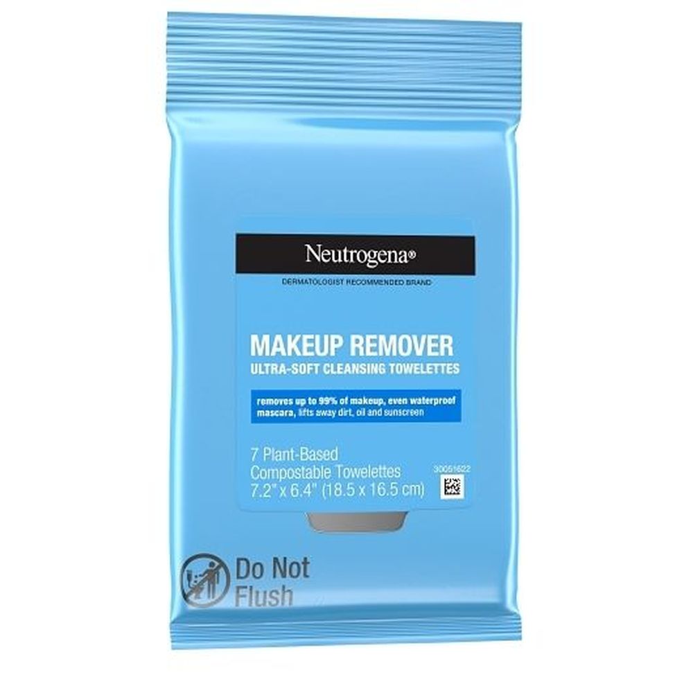 Neutrogena Trial Size Makeup Remover Wipes, 7 Count -- 24 Per Case