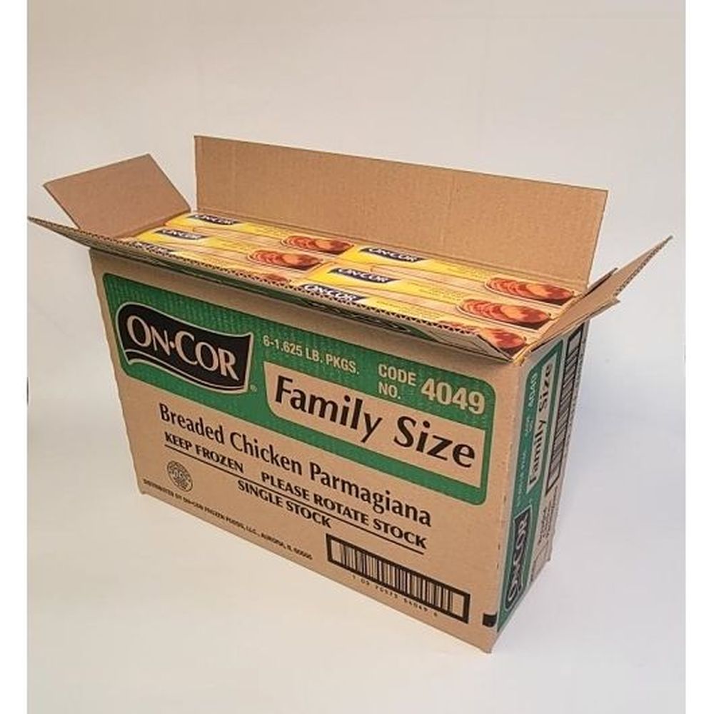On Cor Breaded Chicken Parmagiana Patties With Tomato Sauce, 26 Ounce -- 6 Per Case