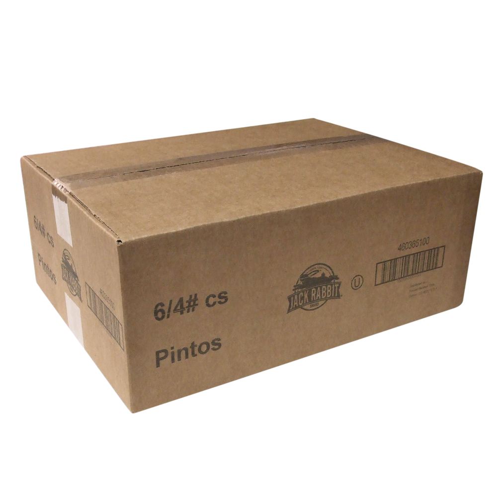 Jack Rabbit Pinto Beans, 4 pound bags, 6 bags per case
