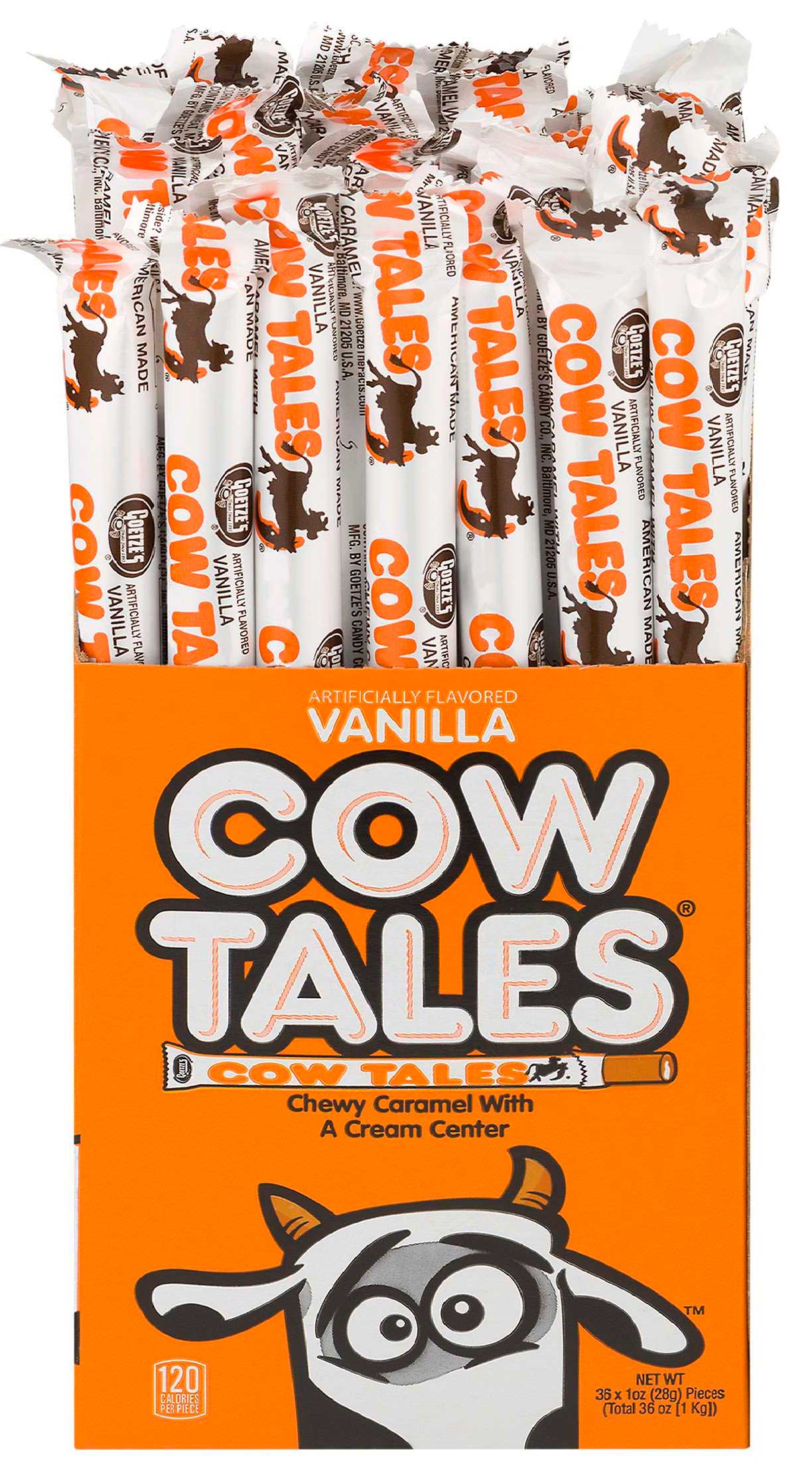 Cow Tales Vanilla Candy- Convertible Box, 1 Ounce -- 432 Per Case