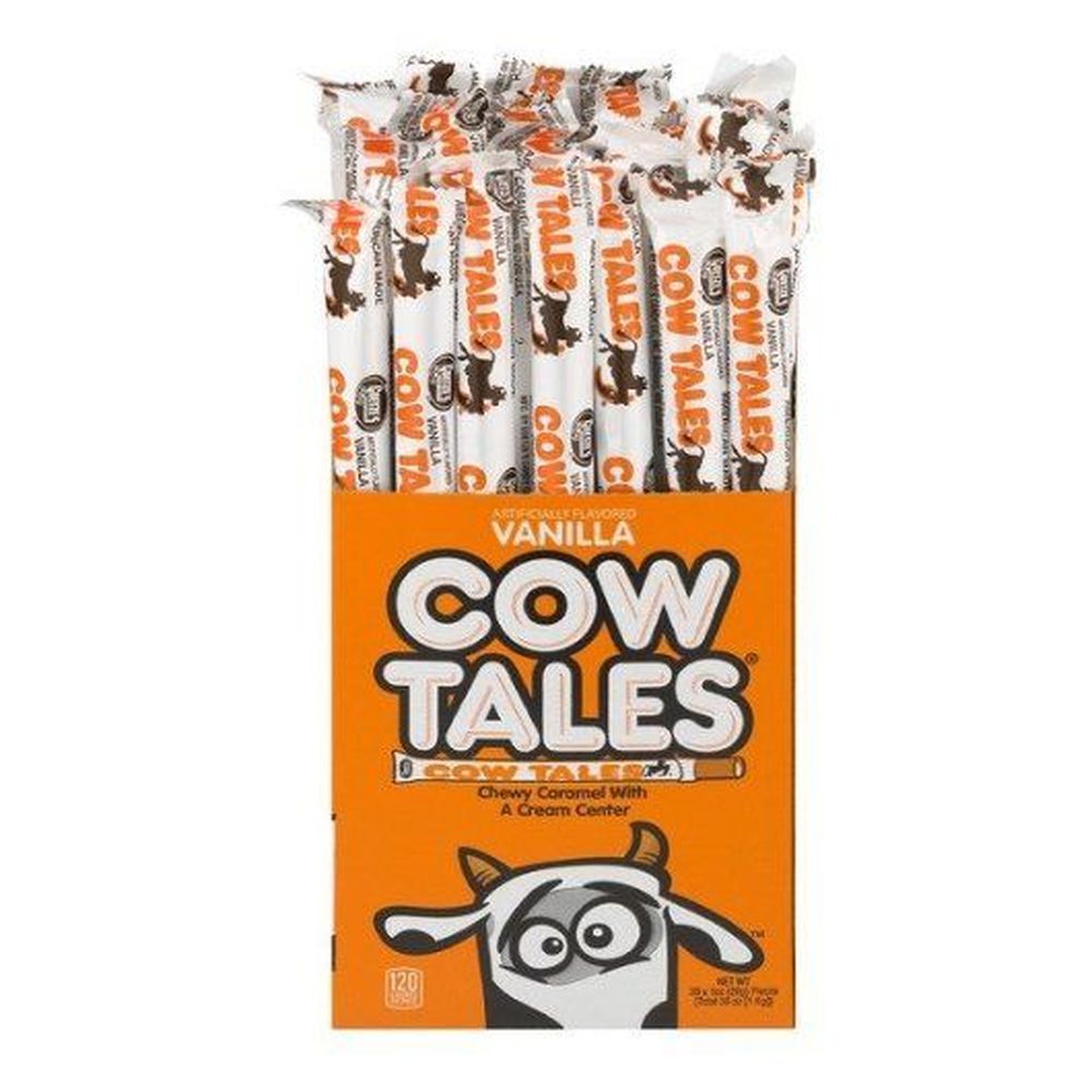 Cow Tales Vanilla Chewy Caramel Candy, Display Shipper, 1 Ounce -- 216 Per Case