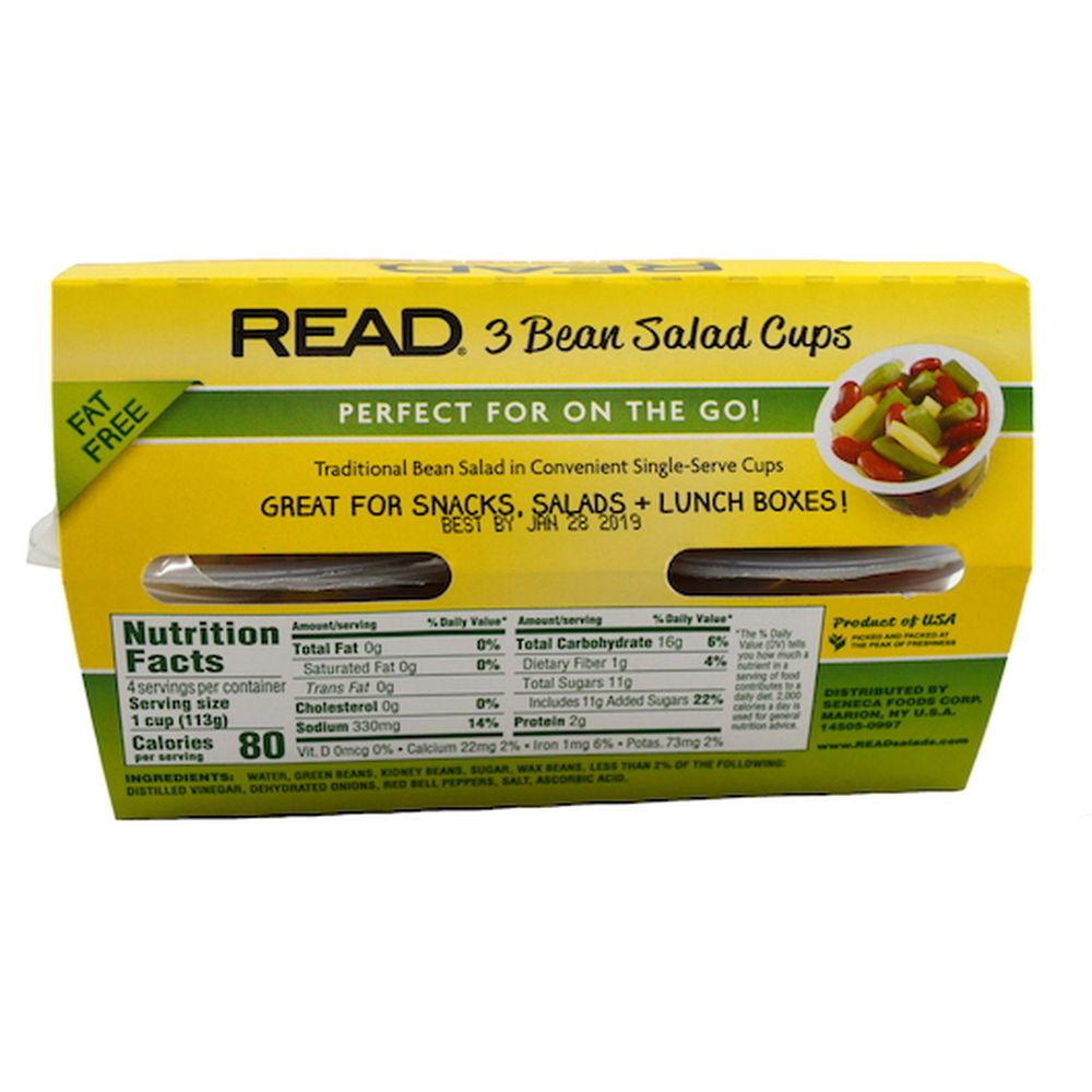 Read 3 Bean Salad, 16 Ounce -- 6 Per Case
