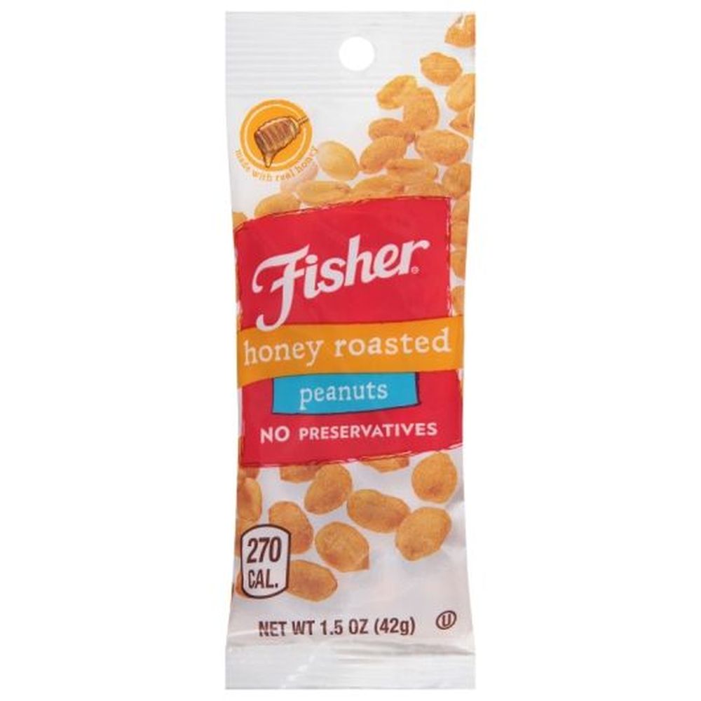 honey! Fisher Of Fisher Honey Roasted Peanuts, 1.5 Ounce -- 30 per case