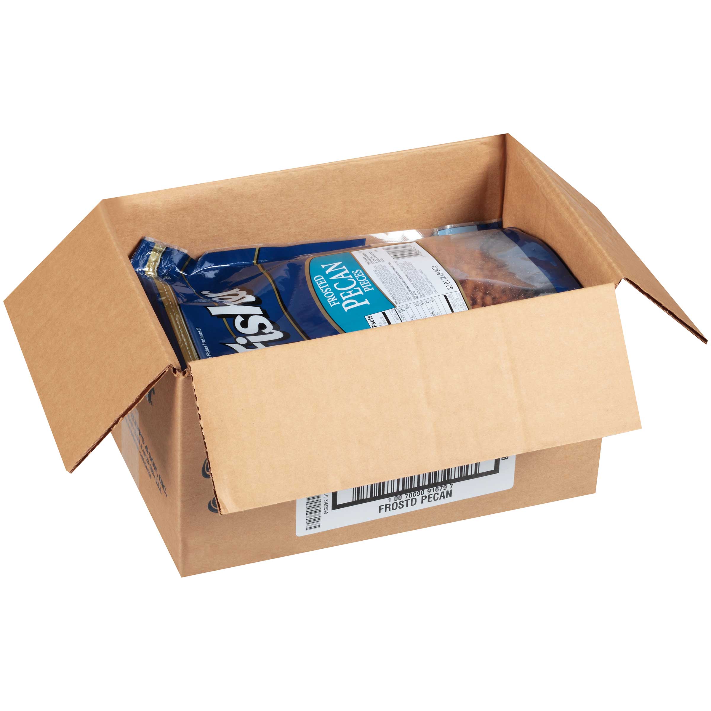 Fisher Chefs Naturals Fancy Frosted Pecan Piece, 2 Pound -- 3 Per Case