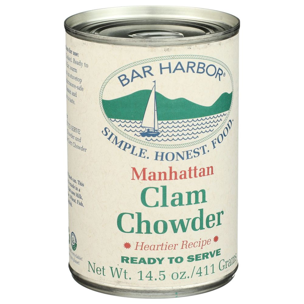 Bar Harbor Manhattan Style Clam Chowder, 15 Ounce -- 6 Per Case