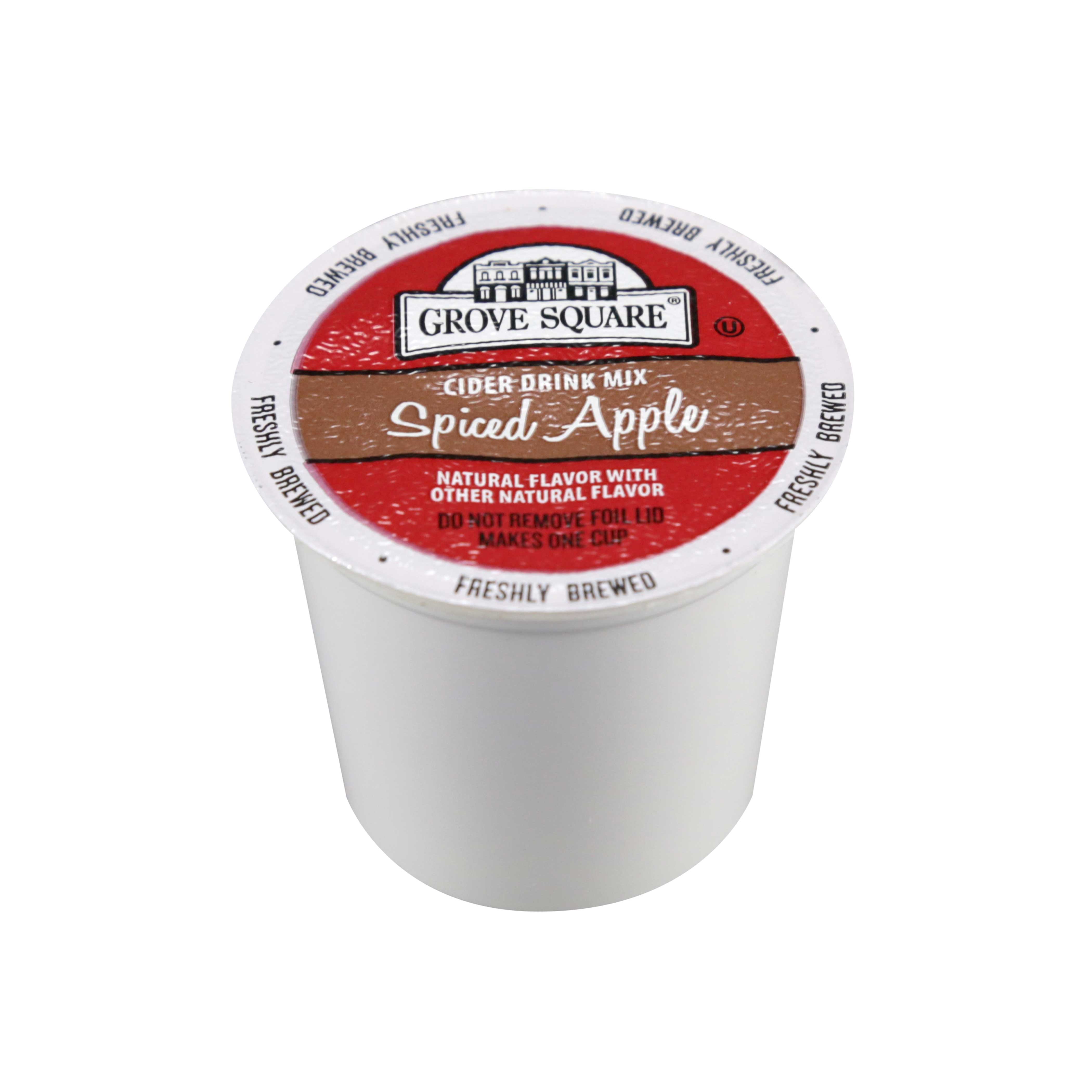 Grove Square Spiced Apple Single Cup Cider Drink Mix, 0.65 Ounce -- 96 Per Case