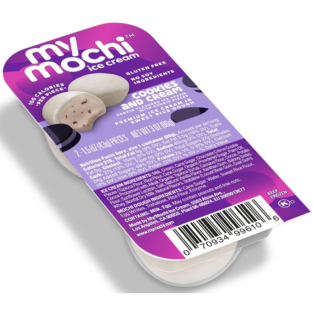 My Mochi Cookies and Cream Ice Cream | FoodServiceDirect My Mochi Cookies and Cream Ice Cream | FoodServiceDirect