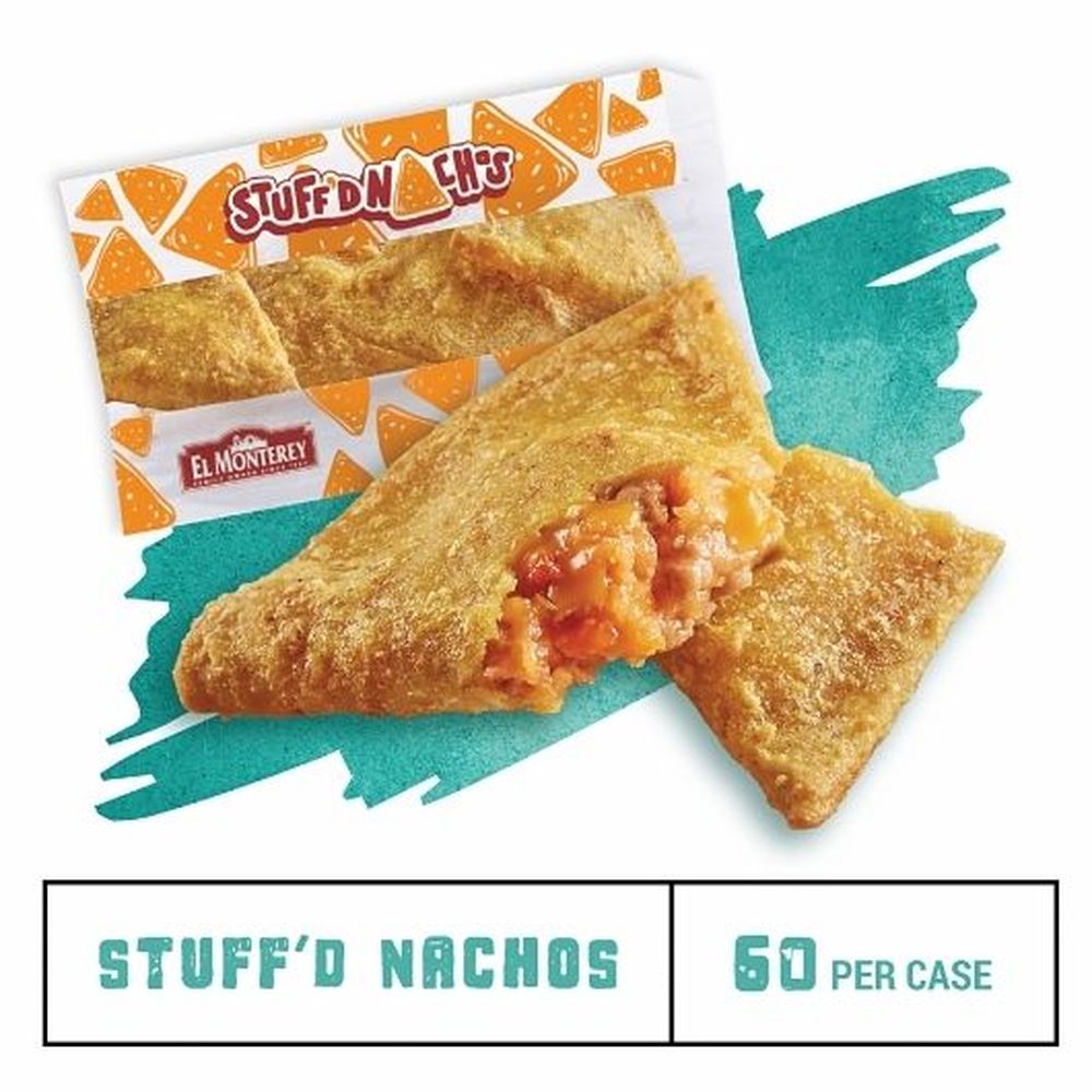 El Monterey Stuffd Nachos with Sleeves, 1.39 Ounce -- 60 per case