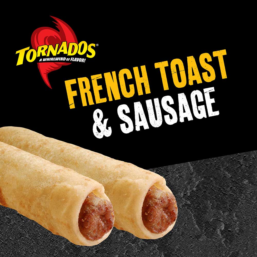 Tornados French Toast & Sausage, 3 Ounce -- 24 per case.