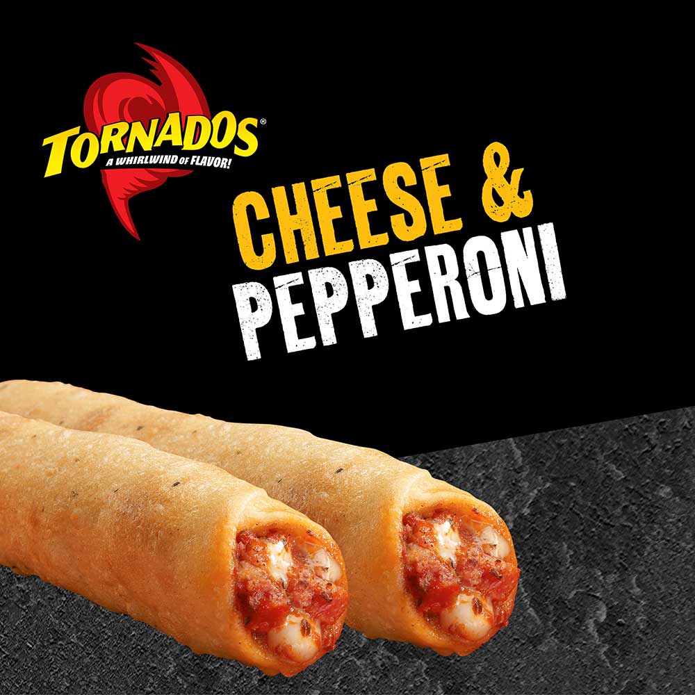 Ruiz El Monterey Cheese & Pepperoni Tornado Case FoodServiceDirect