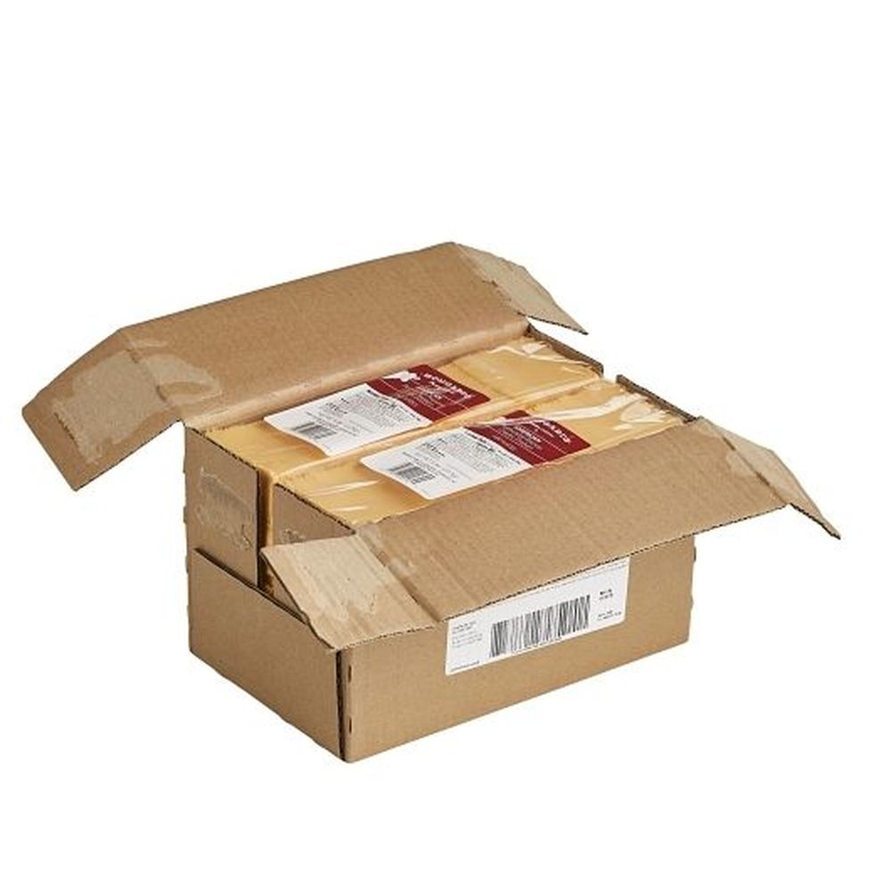Bongards Pasteurized Processed Yellow American Cheese Slice, 5 Pound -- 4 per case