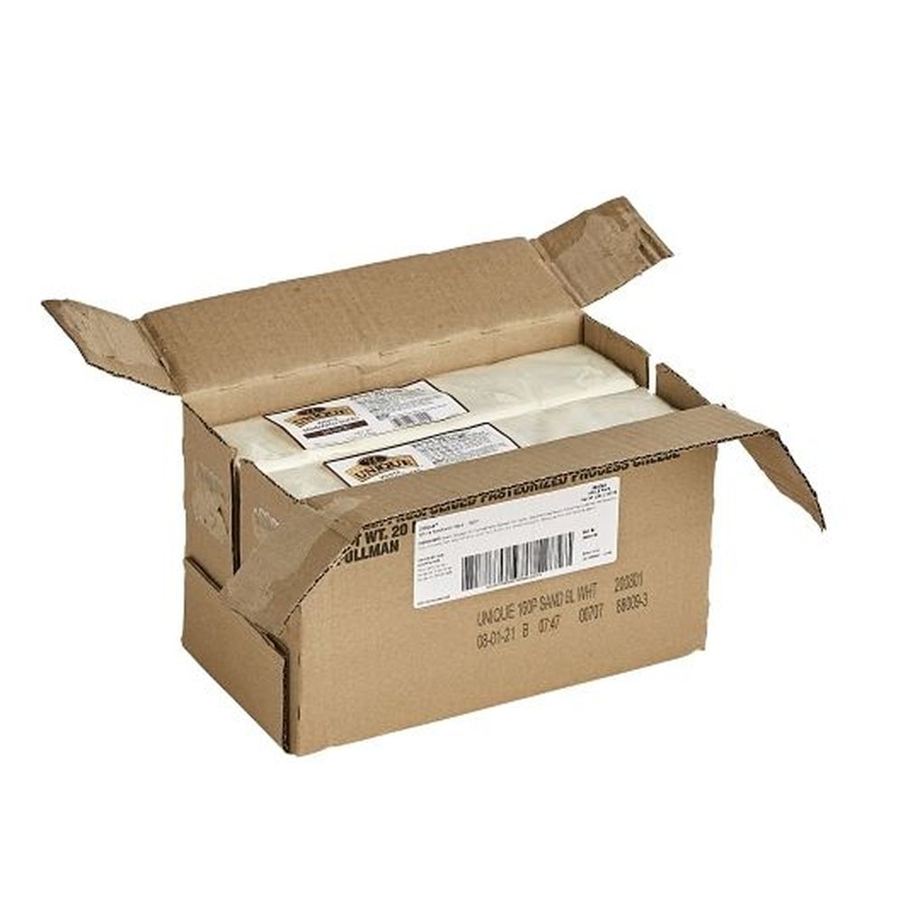 Unique White Sandwich Slice, 5 Pound -- 4 Per Case