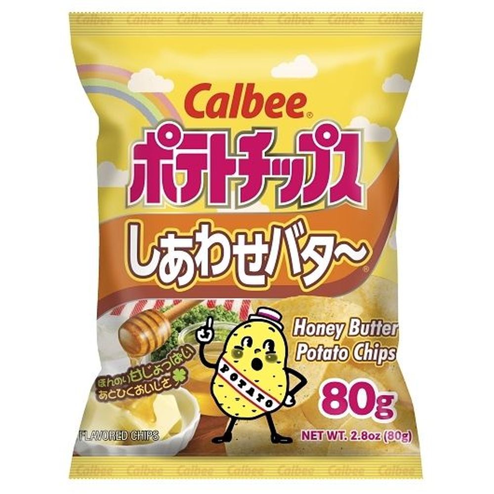Calbee Honey Butter Potato Chips, 2.8 Ounce -- 6 Per Case