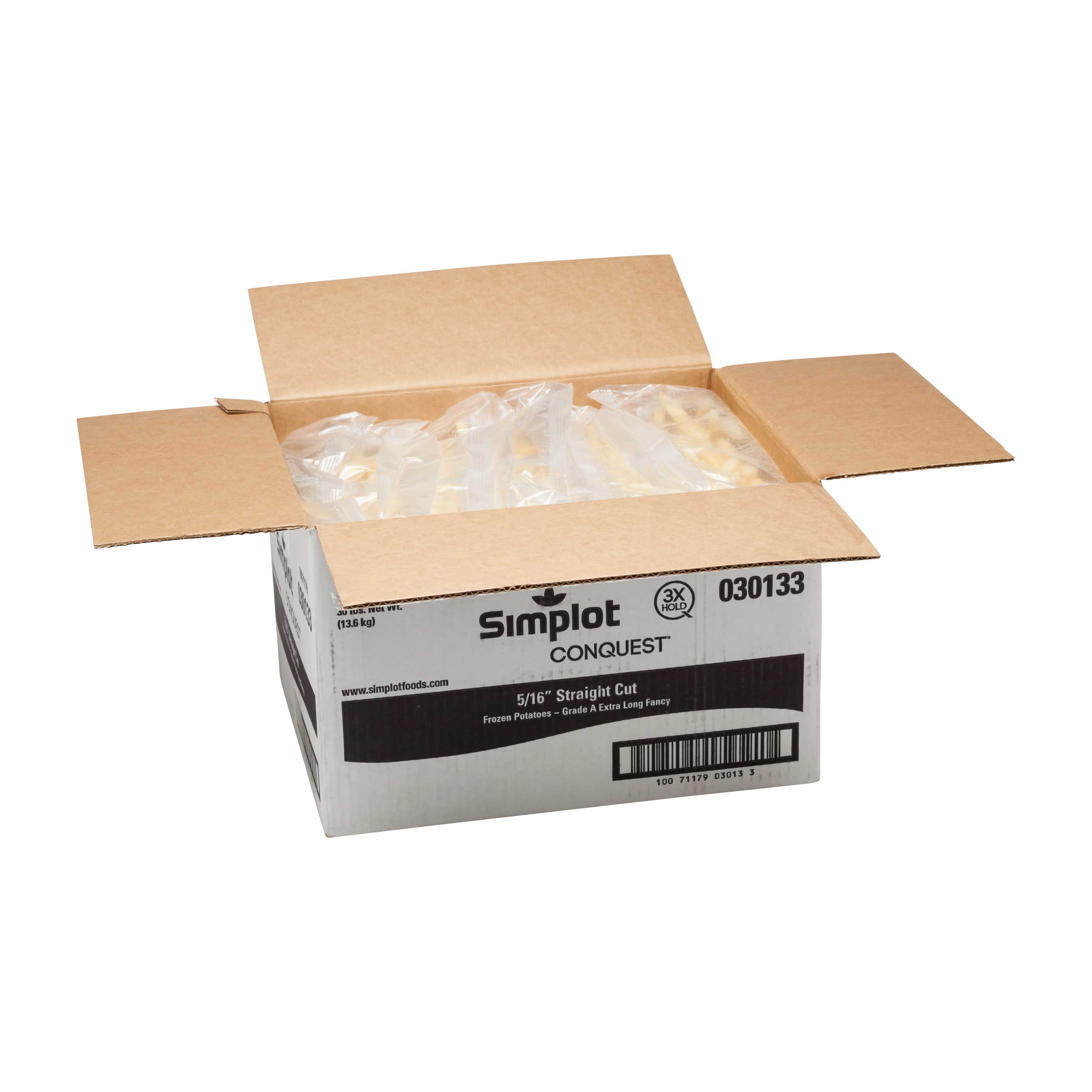 Conquest Straight Cut Fries, 5 Pound -- 6 Per Case