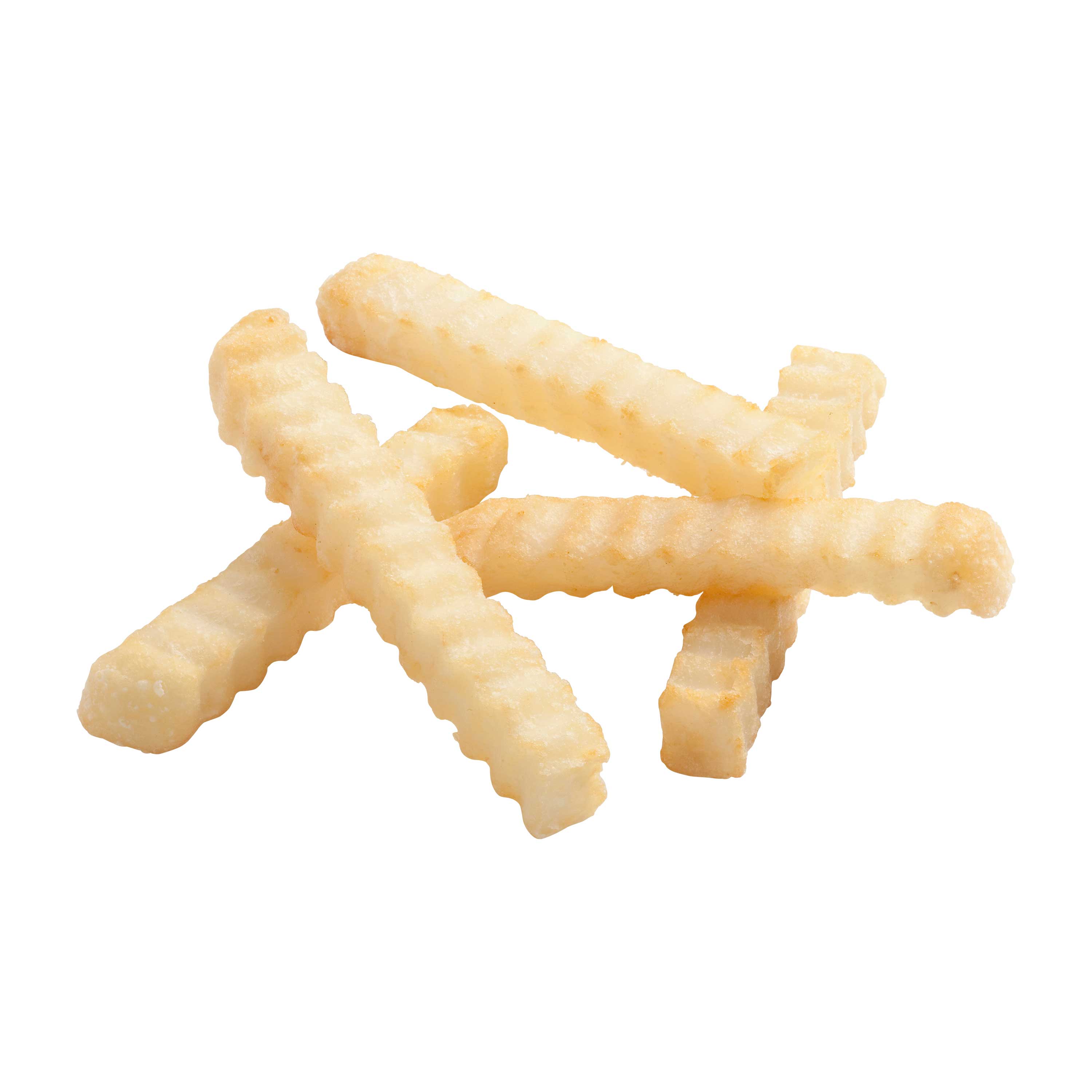 Simplot Blue Ribbon Crinkle Cut With Shield Fancy Potato Fries, 5 Pound -- 6 Per Case