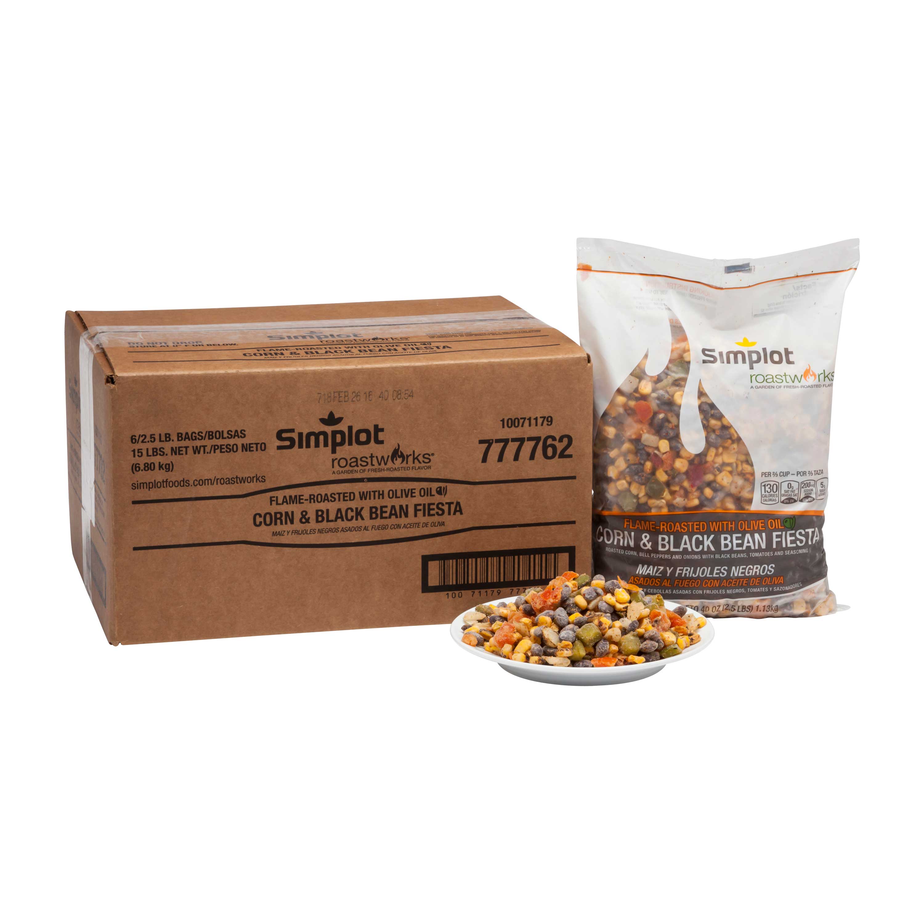 Simplot RoastWorks Corn and Black Bean Fiesta Mix Case | FoodServiceDirect