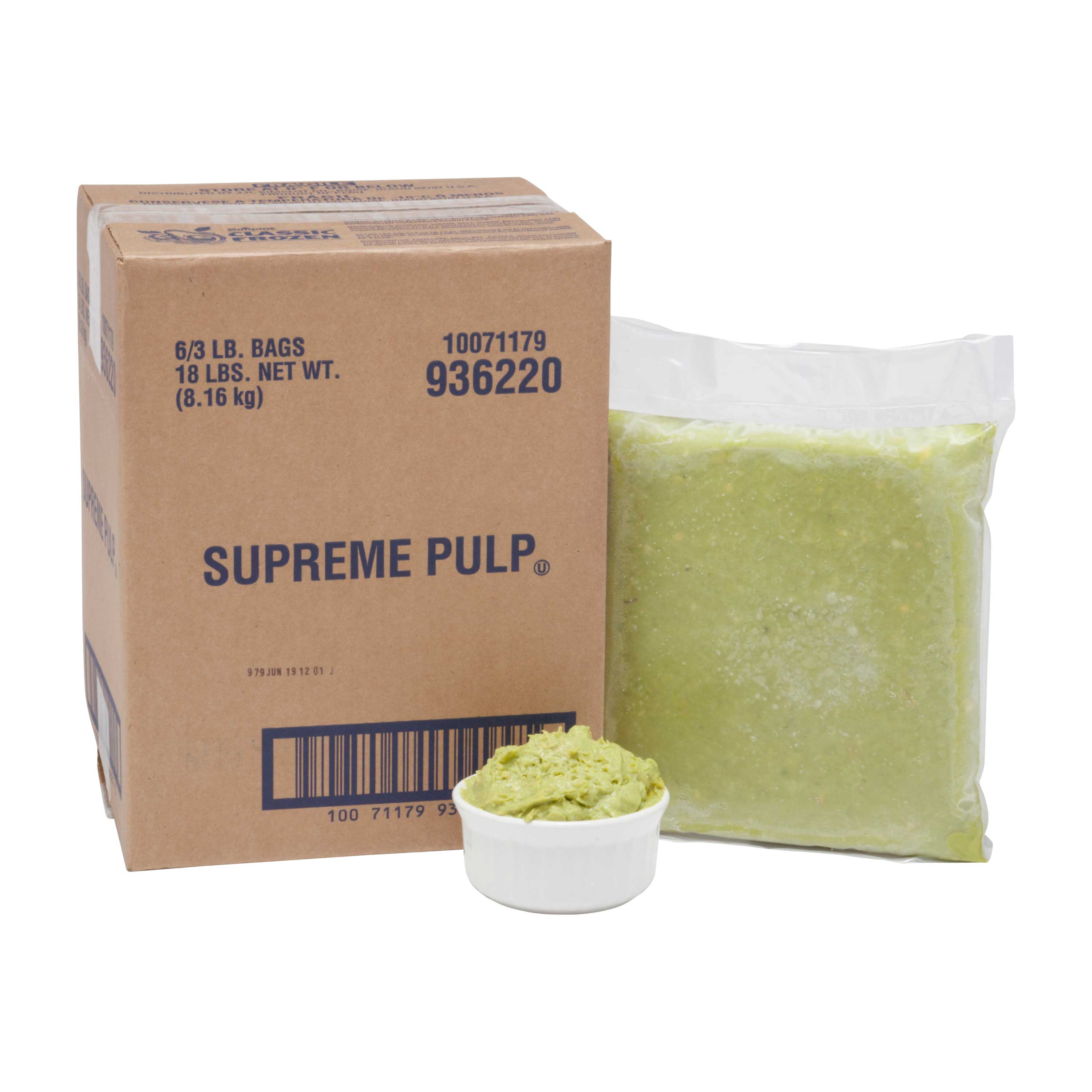 Simplot Frozen Avocado Pulp Case | FoodServiceDirect