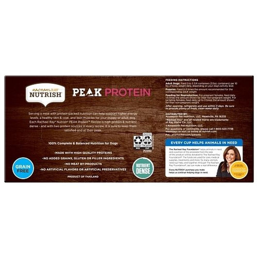 Rachel Ray Nutrish Peak Natural Wet Dog Food, 31.5 Ounce -- 2 Per Case