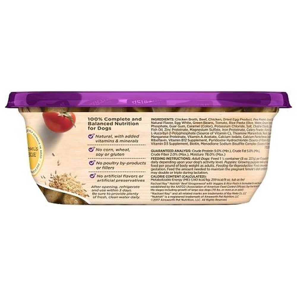 Rachel Ray Beef Stroganwoof Wet Dog Food, 8 Ounce -- 8 Per Case