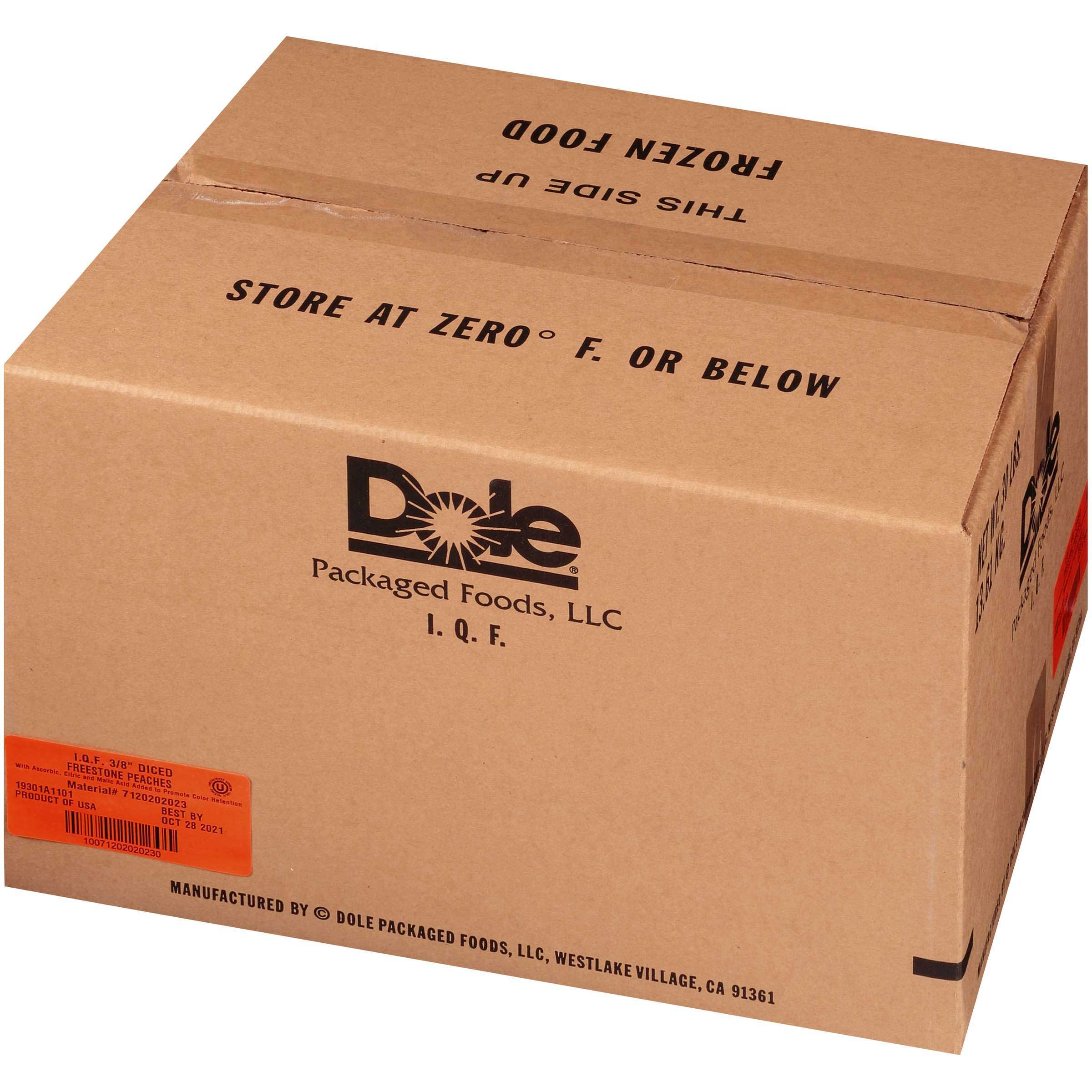 Dole Quick Frozen Diced Peach | FoodServiceDirect