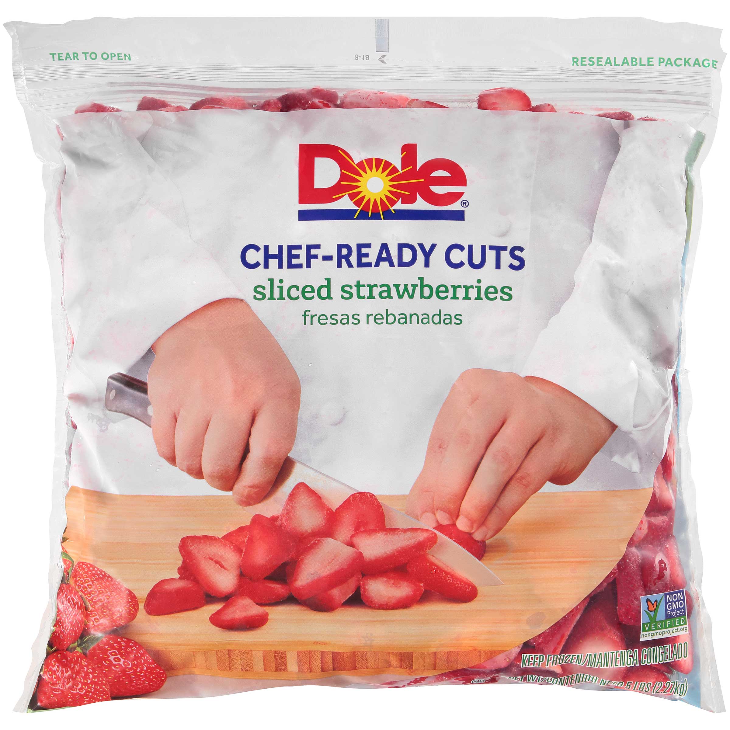 Dole Sliced Strawberry, 5 Pound -- 2 Per Case